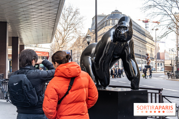 Exposition Fragiles colosses Boulevard Haussmann - photos - Michel Bassompierre