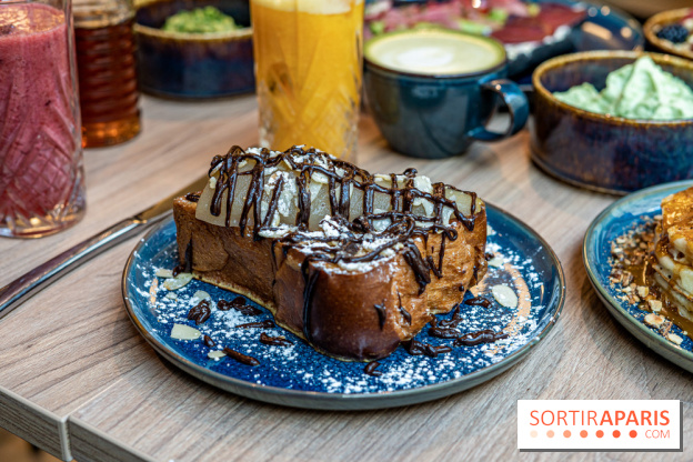 Parenthèse Brunch, le nouveau brunch pas cher et gourmand Paris 10e -  pain perdu poire chocolat