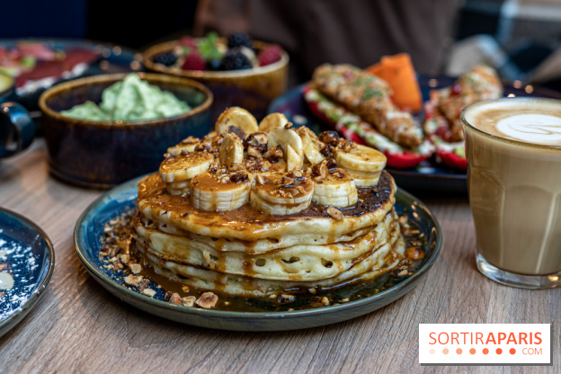 Parenthèse Brunch, le nouveau brunch pas cher et gourmand Paris 10e - pancake banane