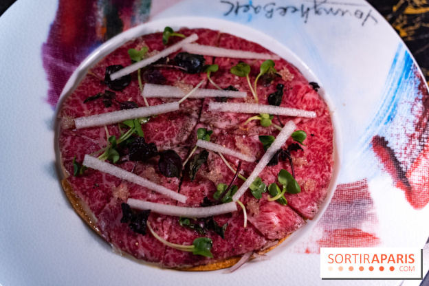 Akira Back Paris fête ses 1 an - Pizza wagyu