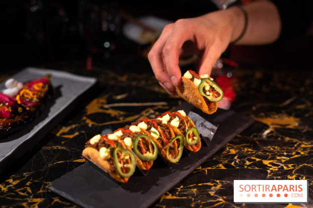 Akira Back Paris fête ses 1 an -  taco bœuf