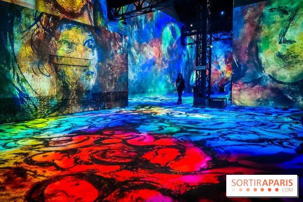 Chagall, Paris-New York, l'exposition immersive inédite de l'Atelier des Lumières - photos - IMG20230216101013