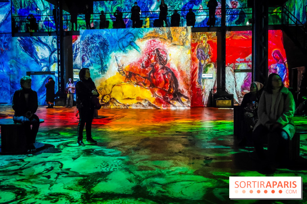 Chagall, Paris-New York, l'exposition immersive inédite de l'Atelier des Lumières - photos