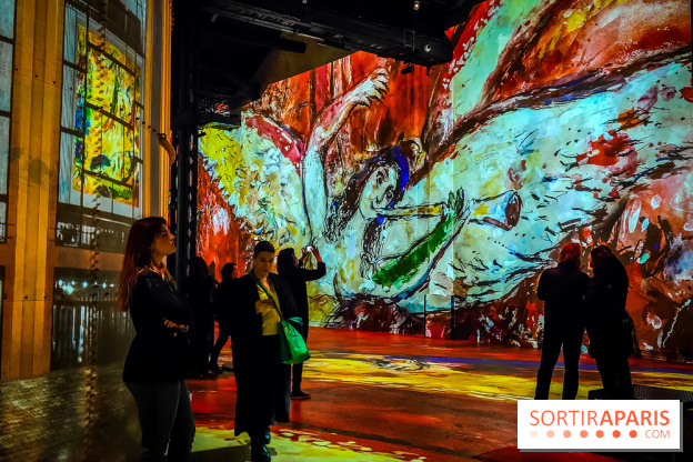 Chagall, Paris-New York, l'exposition immersive inédite de l'Atelier des Lumières - photos - IMG20230216100014