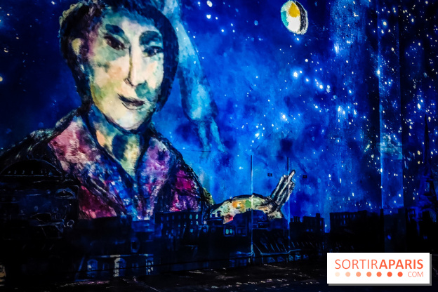 Chagall, Paris-New York, l'exposition immersive inédite de l'Atelier des Lumières - photos