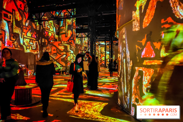 Paul Klee, peindre la musique : l'exposition immersive et insolite de l'Atelier des Lumières, photos - IMG20230216102119