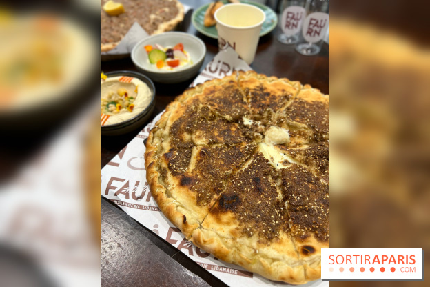 Faurn - Man'ouché royale halloumi zaatar