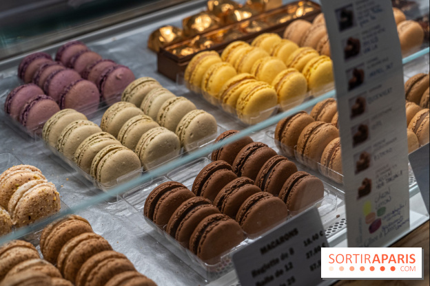 Chocolats chauds de Une Glace à Paris -  macarons glacés