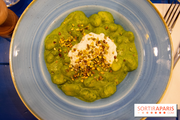 Claudia Paris gnocchis pesto pistaches