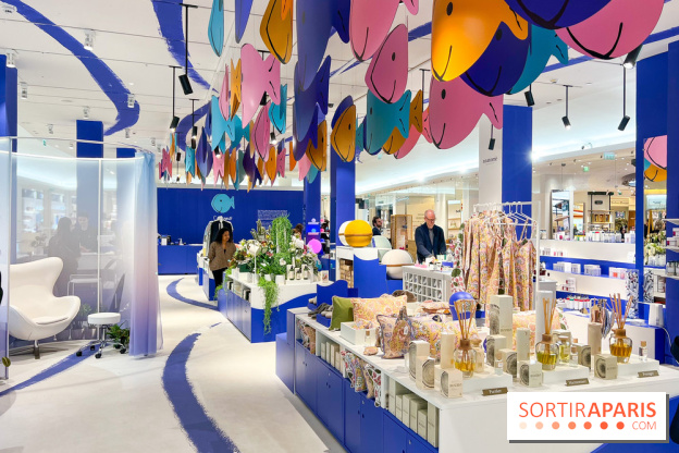 Comme Un Poisson Dans L'Eau - L'installation immersive de TeamLab au Bon Marché