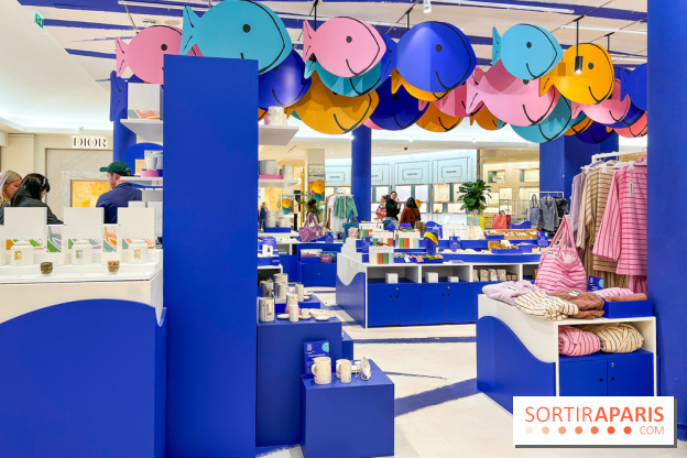 Comme Un Poisson Dans L'Eau - L'installation immersive de TeamLab au Bon Marché