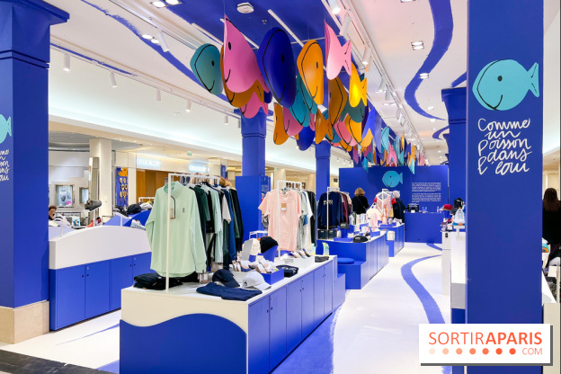 Comme Un Poisson Dans L'Eau - L'installation immersive de TeamLab au Bon Marché