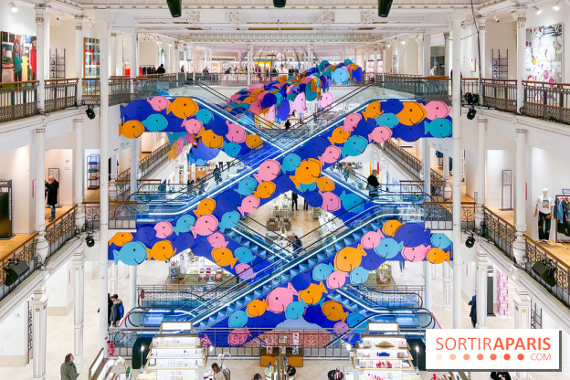 Comme Un Poisson Dans L'Eau - L'installation immersive de TeamLab au Bon Marché