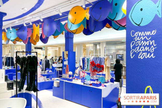 Comme Un Poisson Dans L'Eau - L'installation immersive de TeamLab au Bon Marché