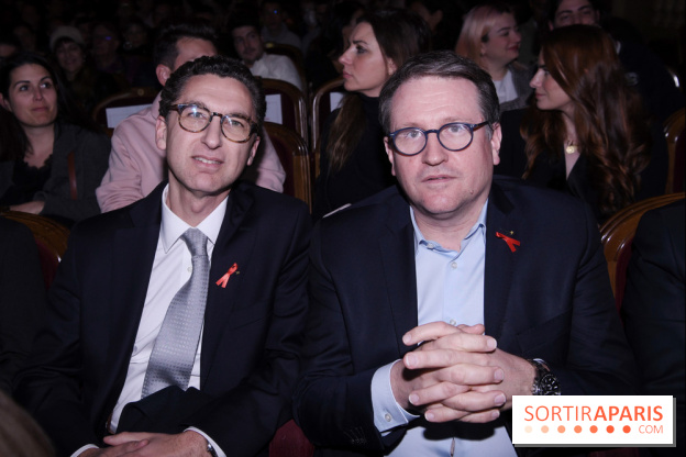 © Rachid Bellak - Maxime Saada pdt du groupe Canal+ et Rodolphe Belmer pdg du groupe TF1
