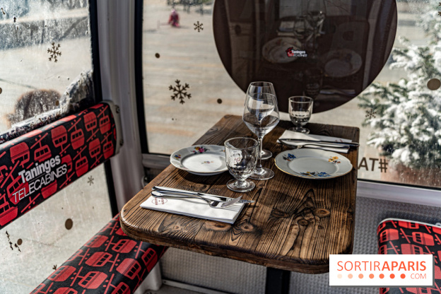 Papa Pool, le restaurant d'Arnaud Delvenne et Stéphane Rotenberg à Clamart -  cabine ski