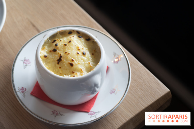 Papa Pool, le restaurant d'Arnaud Delvenne et Stéphane Rotenberg à Clamart -  soupe à l'oignon