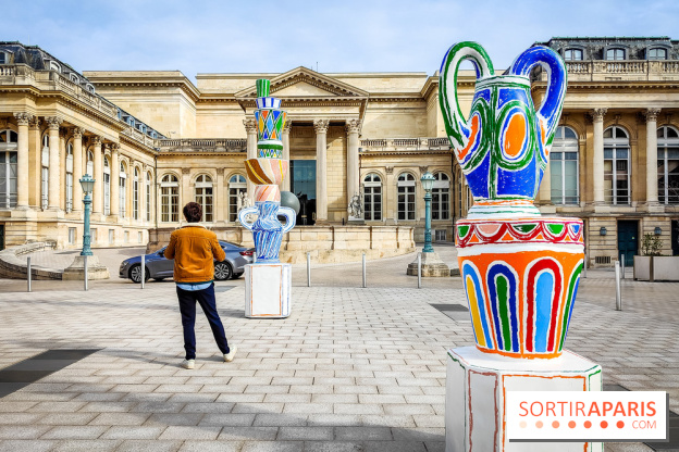 Exposition à l'Assemblée nationale : Alexandre Benjamin Navet décore la cour du Palais Bourbon