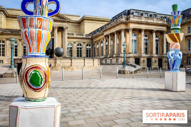 Exposition à l'Assemblée nationale : Alexandre Benjamin Navet décore la cour du Palais Bourbon