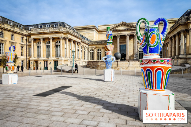 Exposition à l'Assemblée nationale : Alexandre Benjamin Navet décore la cour du Palais Bourbon