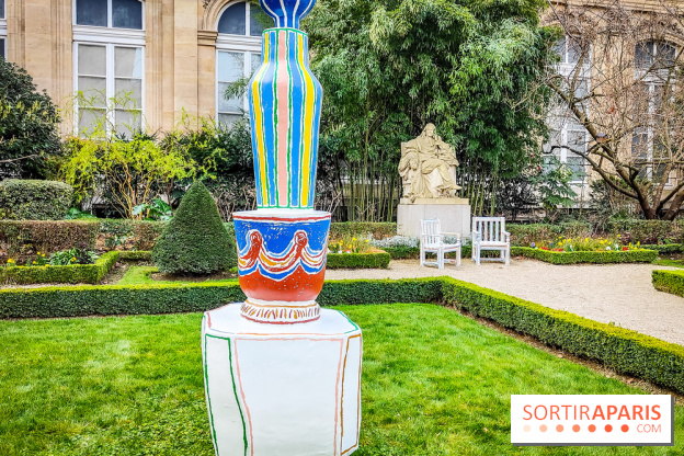 Exposition à l'Assemblée nationale : Alexandre Benjamin Navet décore la cour du Palais Bourbon  - IMG20230320095512