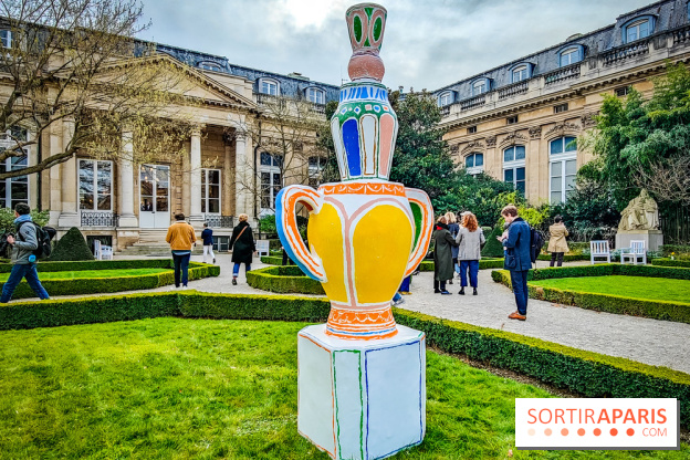 Exposition à l'Assemblée nationale : Alexandre Benjamin Navet décore la cour du Palais Bourbon  - IMG20230320095143