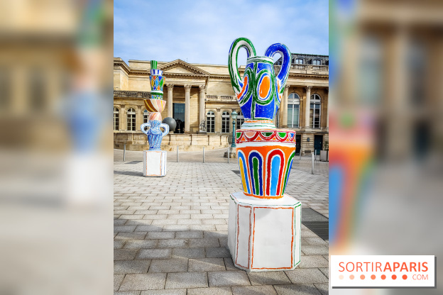 Exposition à l'Assemblée nationale : Alexandre Benjamin Navet décore la cour du Palais Bourbon  - IMG20230320100043