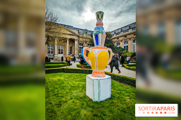 Exposition à l'Assemblée nationale : Alexandre Benjamin Navet décore la cour du Palais Bourbon  - IMG20230320095200