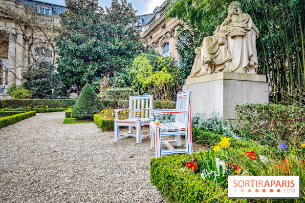 Exposition à l'Assemblée nationale : Alexandre Benjamin Navet décore la cour du Palais Bourbon  - IMG20230320095331
