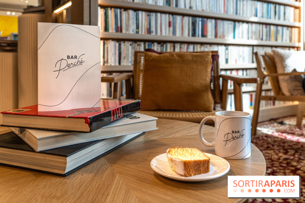 Bar Perché, café littéraire - terrasse du Printemps Haussmann  -  A7C6683