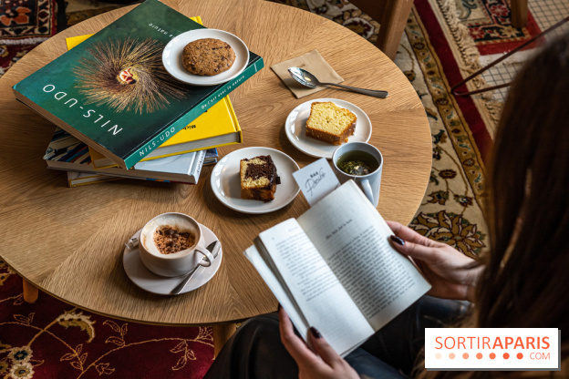 Bar Perché, café littéraire - terrasse du Printemps Haussmann  -  A7C6674