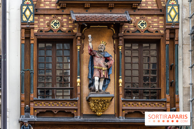 Façade alsacienne classée à Paris - McDo Saint-Lazare -  A7C6692
