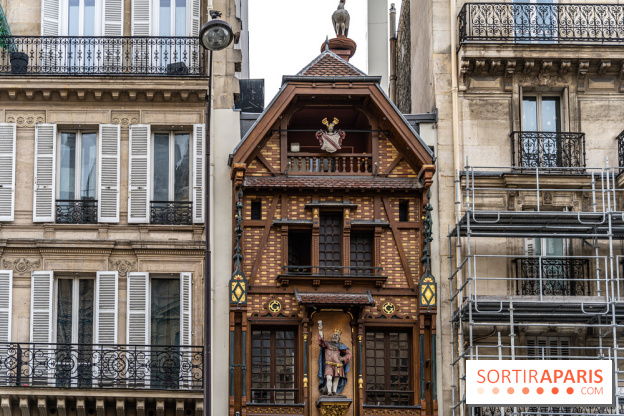 Façade alsacienne classée à Paris - McDo Saint-Lazare -  A7C6688