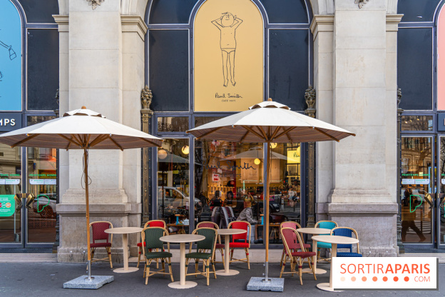 Café Paul Smith, le créateur de mode s'approprie le Café Vert du Printemps Haussmann -  A7C6742
