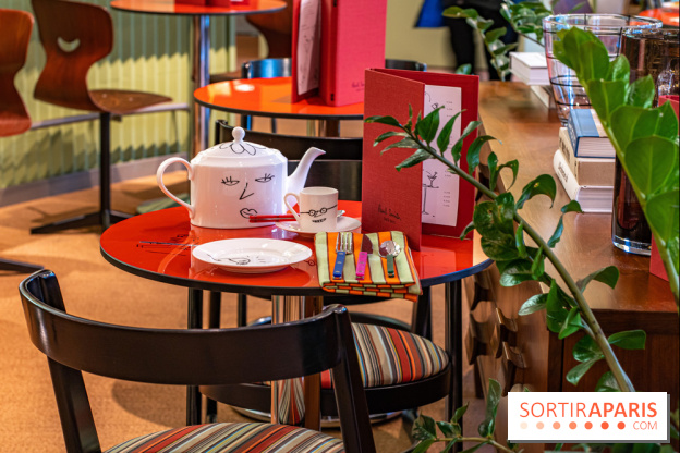 Café Paul Smith, le créateur de mode s'approprie le Café Vert du Printemps Haussmann -  A7C6731