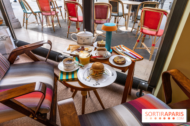 Café Paul Smith, le créateur de mode s'approprie le Café Vert du Printemps Haussmann -  A7C6754