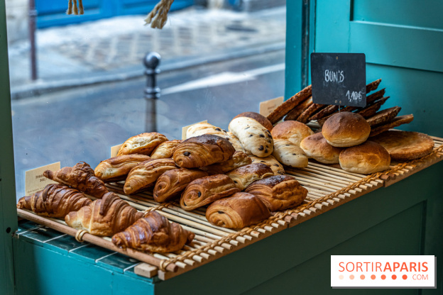 Sain Gravilliers - le nouvelle boulangerie et salon de thé du 3e à Paris - Viennoiseries - pain au chocolat