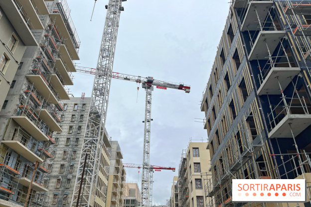 Jeux Olympiques de Paris 2024 : chantier du village des athlètes - IMG 1220