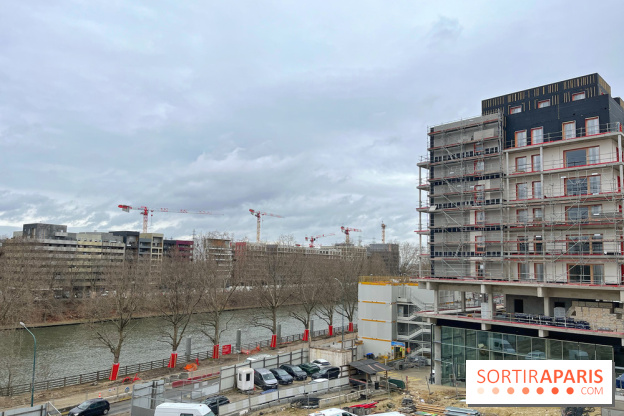 Jeux Olympiques de Paris 2024 : chantier du village des athlètes
