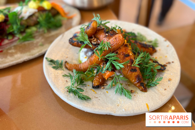 Jolia - Carottes braisées et labné