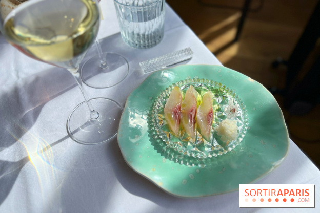 Alice Arnoux au Perchoir Ménilmontant - Sashimi de mulet