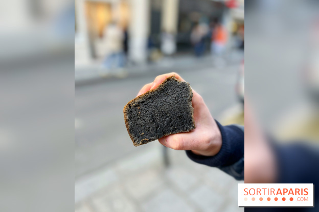 O-Komé - Chiffon cake sésame noir