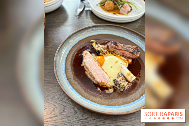 Cèna - Pintade et asperges blanches