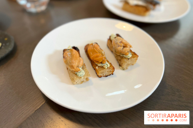 Cèna - Moules et pain grillé