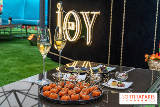 La terrasse cachée du Joy à l'Hôtel Fouquet's 2023 : le jardin de coquelicots -  A7C2766