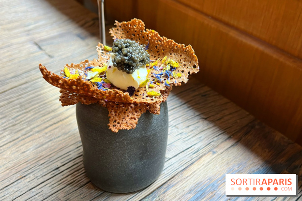 Géosmine - Crackers sarrasin caviar