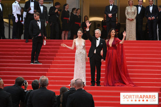 ©Rachid Bellak -  Michael Douglas, sa femme Catherine Zeta Jones et leur fille Carys Zeta Douglas
