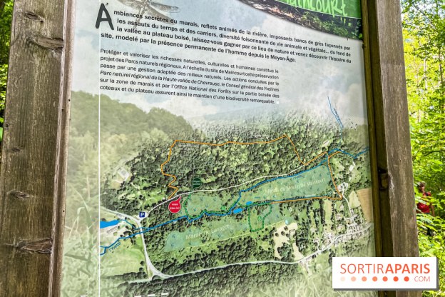 Sentier découverte de Maincourt - Vallée de Chevreuse - parcours vert et orange