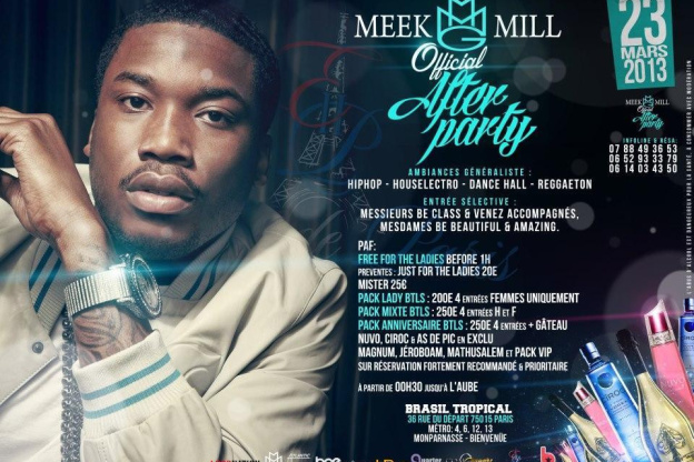 ?? Meek-Mill Official After Party ?? Au Brasil Tropical ?? By Esprit De Paris