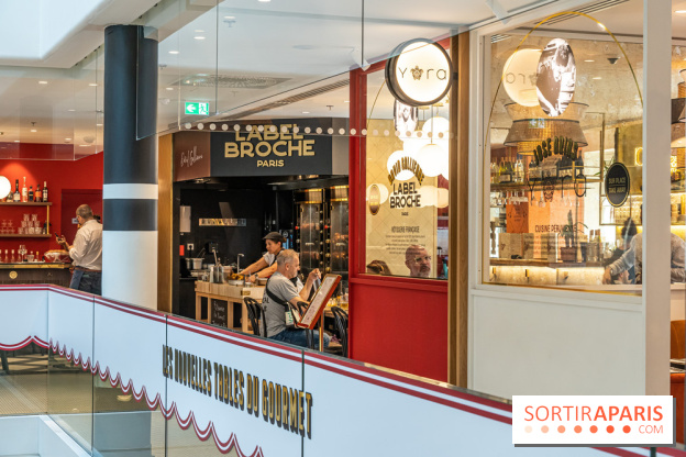 Label Broche restaurant - David Gallienne - Table du Gourmet - Galeries Lafayettes - Top Chef